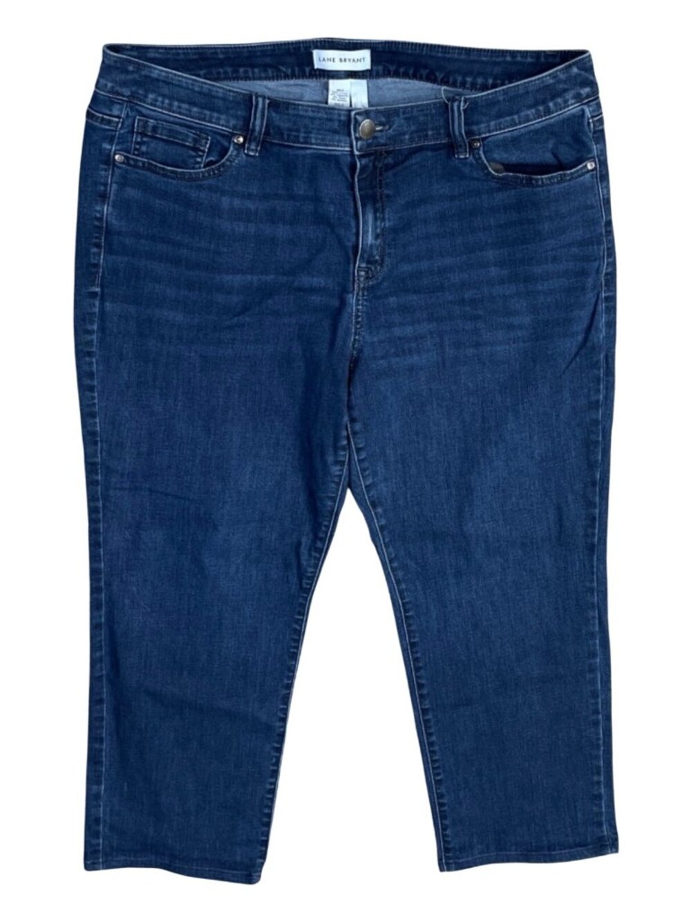 Lane Bryant Jeans Mid Rise Straight Size 20 S Short Flex Waistband Signature Fit